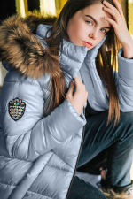Пальто для девочки GnK ЗС-826 превью фото